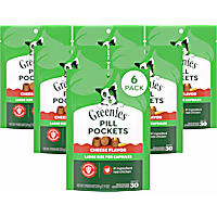 Greenies Pill Pockets Cheese Flavor Large Size Soft Dog Treats