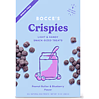 Bocce's Bakery Peanut Butter + Blueberry Crispies Dog Treats
