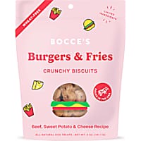 Bocce's Bakery Burgers and Fries Dog Biscuits