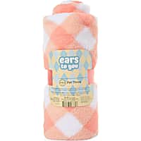 Bond & Co. Pink Gingham Pet Throw