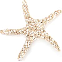 Harry Barker Tan Rope Starfish Dog Toy