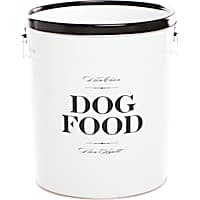 Harry Barker White Bon Chien Food Storage Canister for Dogs