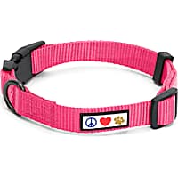 Pawtitas Solid Color Pink Puppy or Dog Collar