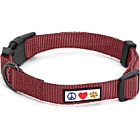 Pawtitas Solid Color Marsala Brown Puppy or Dog Collar