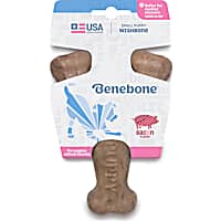 Benebone Bacon Wishbone Puppy Chew Toy
