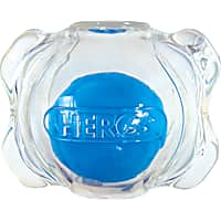 Hero Squeakables Blue Amazing Bone Ball Dog Toy
