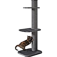 Two by Two Maple 3 Level Grey Cat Tree