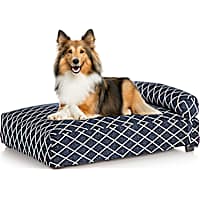 Club Nine Pets Navy Contempo Orthopedic Dog Bed