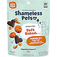 Shameless Pet Treats Pumpkin and Peanut Butter Soft-Baked Biscuit Dog Treats