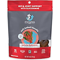 Shameless Pet Treats Lobster Rollover Hip & Joint Soft-Baked Biscuit Dog Treats