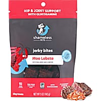 Shameless Pet Treats Beef and Lobster Jerky Bites Dog Treats