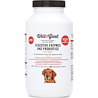 Well & Good Digestive Enzymes and Probiotics Chewable Tablets for Dogs