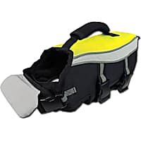 alcott Neon Yellow Water Adventure Dog Jacket