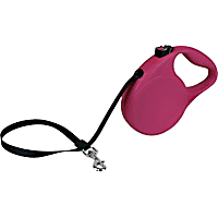 KONG Fuchsia Trail Retractable Dog Leash for Dogs Up To 65 lbs.
