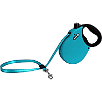 alcott Blue Adventure Retractable Dog Leash for Dogs Up To 45 lbs.