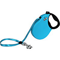 alcott Blue Expedition Retractable Dog Leash for Dogs Up To 110 lbs.