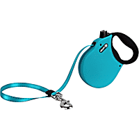 alcott Blue Adventure Retractable Dog Leash for Dogs Up To 110 lbs.