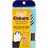 Soft Claws Black Dog Nail Caps