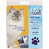 Cat Nail Cat Claw Covers With Glue And Applicators - Temu