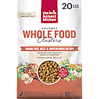 The Honest Kitchen Gourmet Whole Food Clusters Grain Free Beef & Superfoods Recipe Dog Food