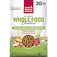 The Honest Kitchen Gourmet Whole Food Clusters Grain Free Chicken & Superfoods Recipe Dog Food