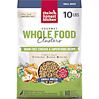 The Honest Kitchen Gourmet Whole Food Clusters Grain Free Chicken & Superfoods Recipe Small Breed Dog Food