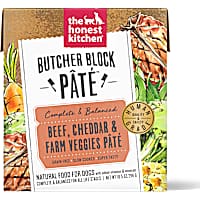 The Honest Kitchen Butcher Block Pate: Beef, Cheddar & Farm Veggies Pate Wet Dog Food