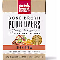 The Honest Kitchen Bone Broth Pour Overs: Beef Stew Wet Dog Food Topper