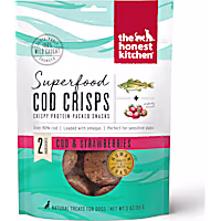 The Honest Kitchen Superfood Cod Crisps: Cod & Strawberry Dog Treats