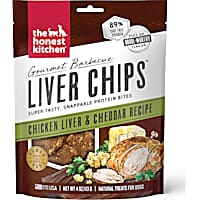 The Honest Kitchen Gourmet Barbecue Liver Chips: Chicken Liver & Cheddar Recipe Dog Treats