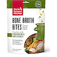 The Honest Kitchen Bone Broth Bites: Roasted with Chicken Bone Broth, Carrots & Parsley Dog Treats