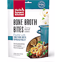 The Honest Kitchen Bone Broth Bites: Roasted with Turkey Bone Broth, Pumpkin & Parsley Dog Treats