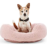 EveryYay Pink Cozy Cuddler Dog Bed