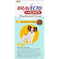 Bravecto 1-Month Chews for Dogs 4.4-9.9lbs