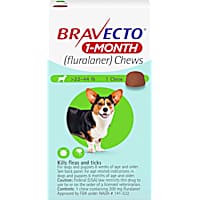 Bravecto 1-Month Chews for Dogs 22-44lbs