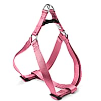 YOULY The Classic Pink Webbed Nylon Dog Harness