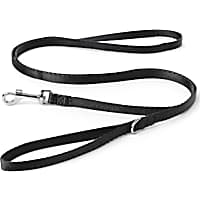 YOULY The Classic Black Webbed 6 Foot Nylon Dog Leash