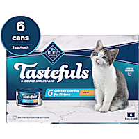 Blue Buffalo Blue Tastefuls Natural Chicken Entrees Variety Pack Wet Food for Kittens