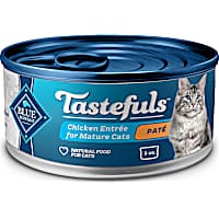 Blue Buffalo Blue Tastefuls Chicken Entree Pate Wet Food for Mature Cats
