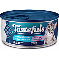 Blue Buffalo Tastefuls Chicken Morsels in Gravy Entrees Natural Wet Food for Adult Cats