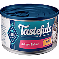 Blue Buffalo Tastefuls Made with Natural Ingredients, Salmon Entree Wet Cat Food Pate