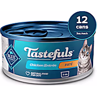 Blue Buffalo Tastefuls Flaked Chicken Pate Natural Wet Food for Adult Cats