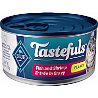 Blue Buffalo Tastefuls Wet Cat Food with Fish & Shrimp