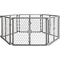 EveryYay In The Zone Convertible Plastic Pet Gate & Play Pen