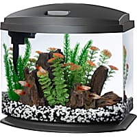 Aqueon Gray 5 Gallon LED MiniBow SmartClean Kit