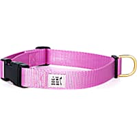 Dog + Bone Pink Orchid Snap Dog Collar