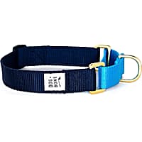Dog + Bone Navy & Blue Martingale Dog Collar