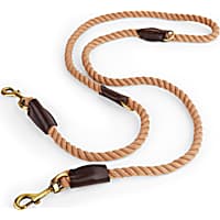 YOULY The Wanderer Multi-Purpose Tan Rope Dog Leash