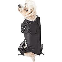 Dog Helios Black Blizzard Full-Bodied Adjustable and 3M Reflective Dog Jacket