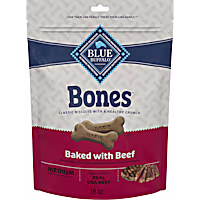 Blue Buffalo Bones Natural Crunchy Beef Medium Biscuits Dog Treats